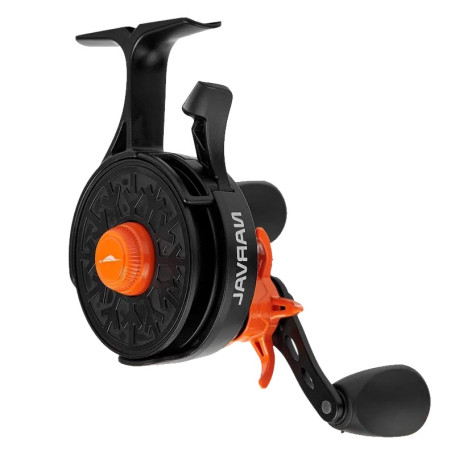 Зимняя катушка NARVAL FROST BLACK ICE 2.5:1 Left Hand #BLACK/ORANGE