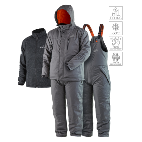 Зимний костюм Norfin FJORD + Бесплатная доставка по Латвии! NEW 2025!