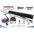 Комплект для спиннинговой рыбалки FISH2FISH Activator 2.40м 10-30гр + катушка AKARA Galeon 2000-4 + леска AKARA GLX 0.28 (10.3kg)