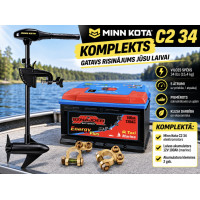 Комплект Minn Kota ENDURA 34 C2 + 100Ah Аккумулятор + Клеммы