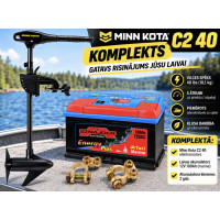 Комплект Minn Kota ENDURA 40 C2 + 100Ah Аккумулятор + Клеммы