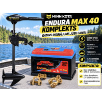 Комплект Minn Kota ENDURA MAX 40Lb + 100Ah Аккумулятор + Клеммы