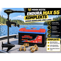 Комплект Minn Kota ENDURA MAX 55Lb + 110Ah Аккумулятор + Клеммы