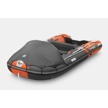 Лодка моторная GLADIATOR ACTIVE C420AL Orange-Dark Grey