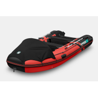 Лодка моторная GLADIATOR AIR PRO E380PRO Red-Black
