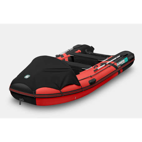 Лодка моторная GLADIATOR AIR PRO E380PRO Red-Black