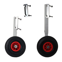 Телескопические транцевые колёса для перевозки лодок Телескопические транцевые колёса для перевозки лодок