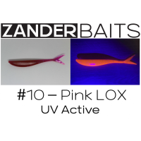 Силиконовая приманка VTail FAT 5.5" #10 Pink LOX UV