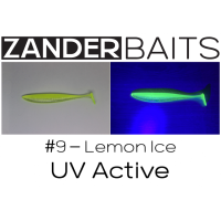 Силиконовая приманка ZANDER SHAKER 5" #9 Lemon Ice UV