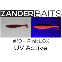 Силиконовая приманка ZANDER SHAKER 5" #10 Pink LOX UV