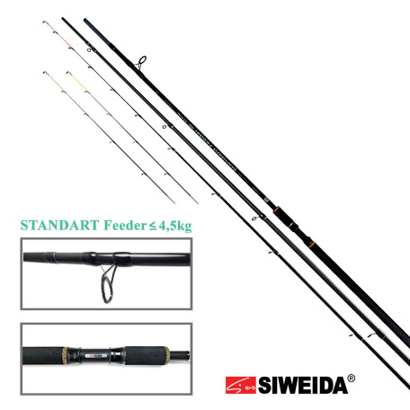 Фидер SIWEIDA STANDART 3.90m до 150гр