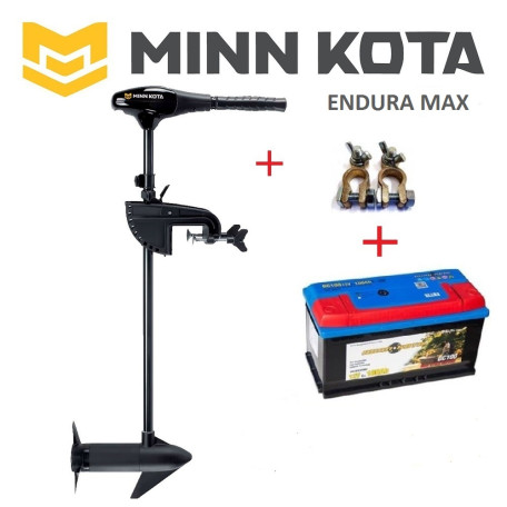 Комплект Minn Kota ENDURA MAX 50Lb + 110Ah Аккумулятор + Клеммы