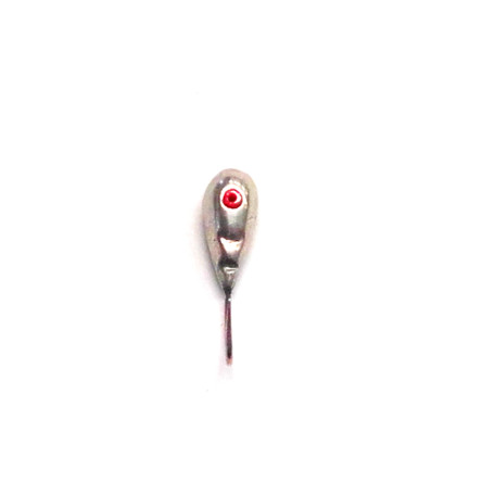 Серебрянная мормышка со свинцом и кембриком 19 крючок COBRA № 14 0,35гр