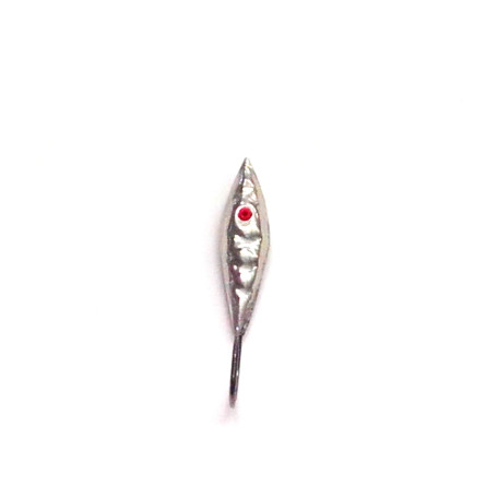 Серебрянная мормышка со свинцом и кембриком 35 крючок COBRA № 12 0,75гр