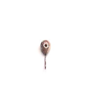 Серебрянная мормышка со свинцом 39 крючок COBRA № 12 0,45гр
