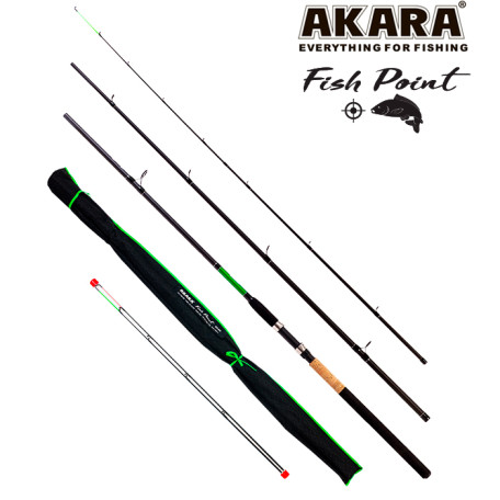 FEEDER AKARA FISH POINT TX-20 3X 3.30m test 40-80-120gr вес 320gr