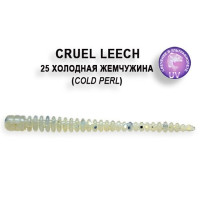 Crazy Fish CRUEL LEECH 50mm 8шт 2"/25-Cold Perl