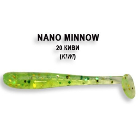 Crazy Fish NANO MINNOW 40mm 8шт 1.6"/20-Kiwi