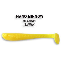 Crazy Fish NANO MINNOW 40mm 8шт 1.6"/03-Banan