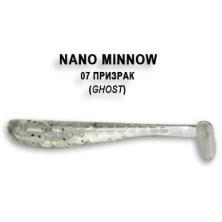 Crazy Fish NANO MINNOW 40mm 8шт 1.6"/07-Ghost