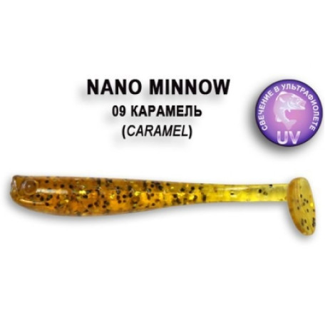 Crazy Fish NANO MINNOW 40mm 8шт 1.6"/09-Caramel