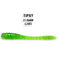 Crazy Fish TIPSY 2"/21-Lime 50mm 8шт