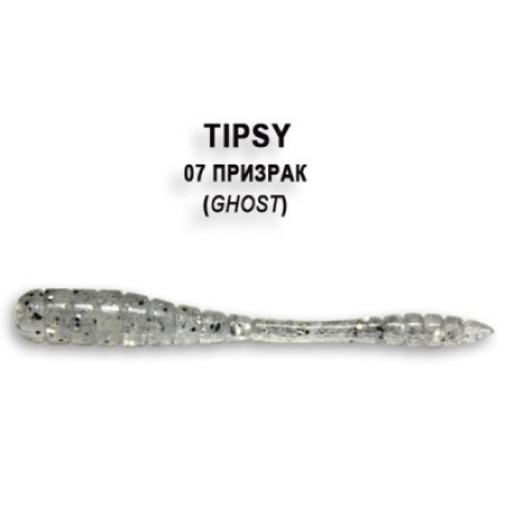 Crazy Fish TIPSY 2"/07-Ghost 50mm 8шт
