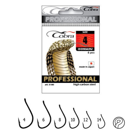 Крючки Cobra Professional ISOMARU