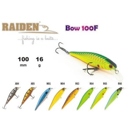 Воблер RAIDEN «Bow» 100 F